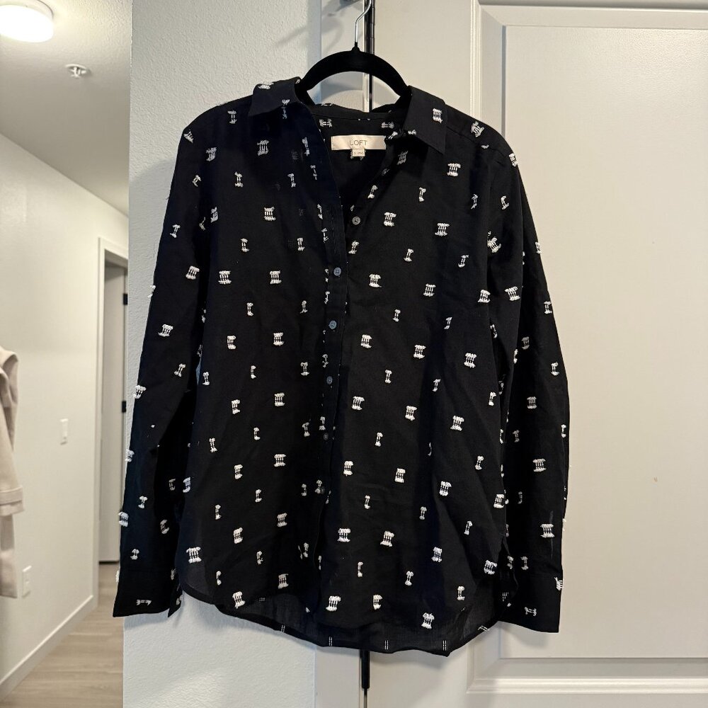 Loft‎ button down shirt